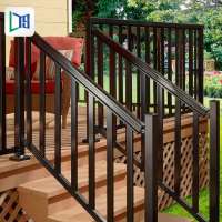 Aluminum Brushed Railings / Handrails / Balustrades for Exterior Balcony and Stairs