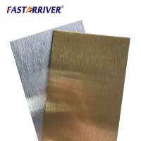 brushed silver gold sublimation metal aluminum printing plate blanks