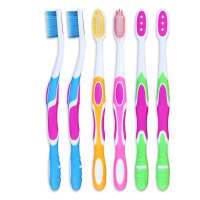 Classic Design Adult Teeth Brush Home Use Toothbrush with Tapered Soft Bristle from China escova de dente