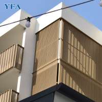 Powder Coated Laser Cut Aluminium Building Perforated Facade Metal