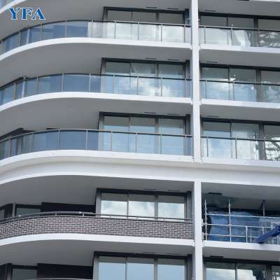 Aluminum Exterior Glass Handrail Systems