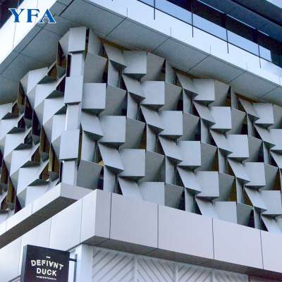 Perforated Metal Aluminium Facade Wall System