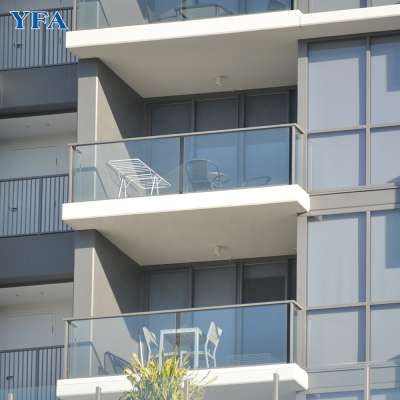 Balcony 6mm Aluminum Glass Railing System