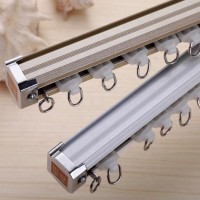 KEEWO Ceiling mount heavy duty curtain rail Aluminum shower curtain rails curtain track