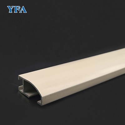 Aluminium extrusion profile  powder coated ceiling mounted curtain rails bottom rail